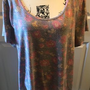 Women’s plus size 3XL Lularoe Floral Top Multi Colored